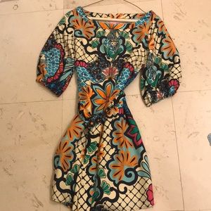 Lilly Pulitzer silk Sandpiper dress elephant print